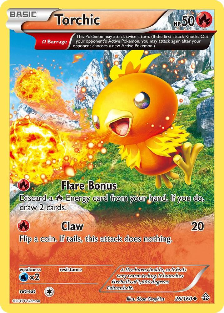 Torchic (Omega) - XY - Primal Clash (PRC)