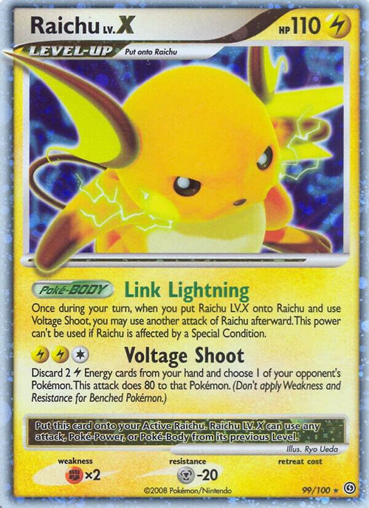 Raichu LV.X - Stormfront (SF) ultra rare #99/100
