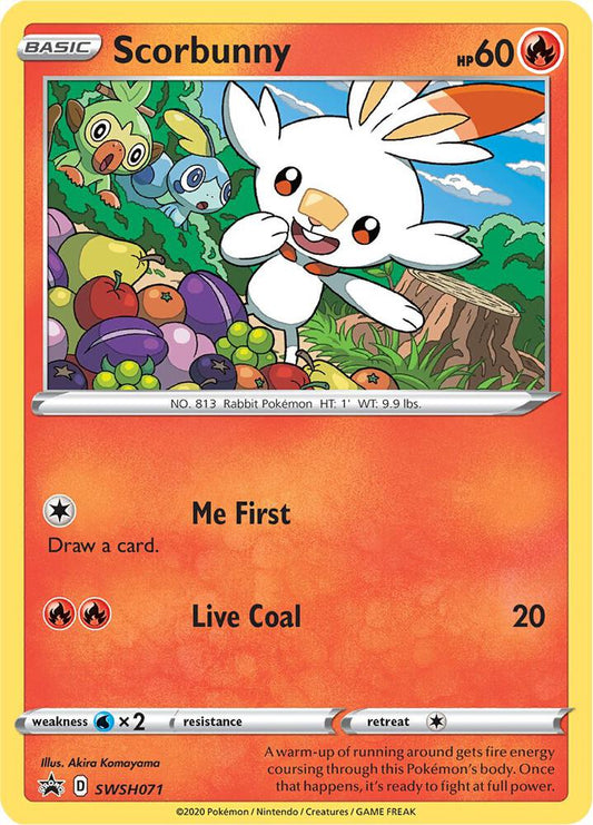 Scorbunny - SWSH071 - SWSH: Sword & Shield Promo Cards (SWSD)