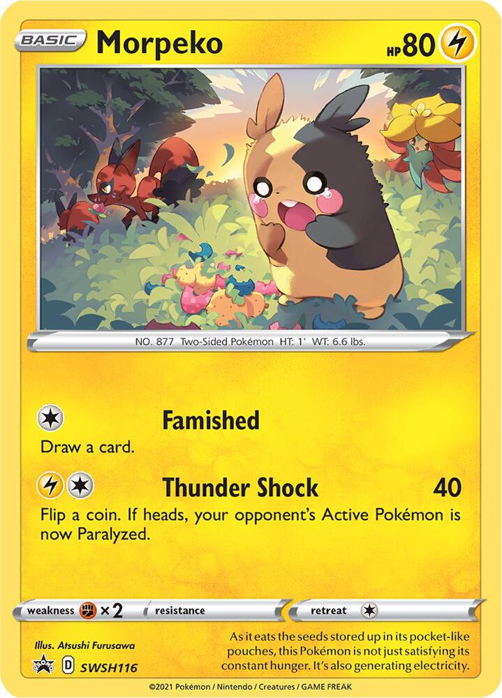 Morpeko - SWSH116 - SWSH: Sword & Shield Promo Cards (SWSD)