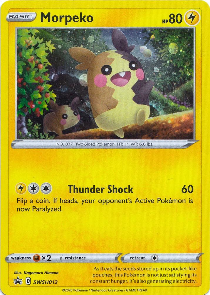 Morpeko - SWSH012 - SWSH: Sword & Shield Promo Cards (SWSD)