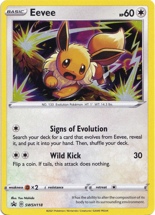 Eevee - SWSH118 - SWSH: Sword & Shield Promo Cards (SWSD)