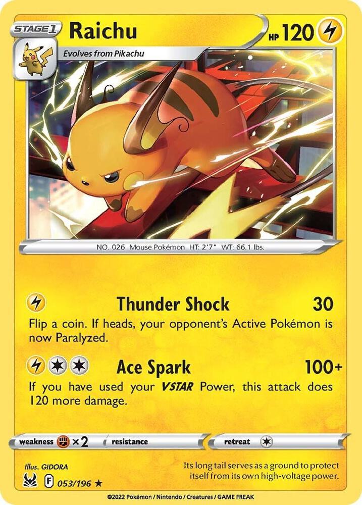 Raichu - SWSH11: Lost Origin (SWSH11
