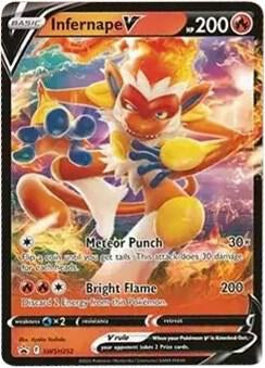 Infernape V - SWSH252 - SWSH: Sword & Shield Promo Cards (SWSD)spñ