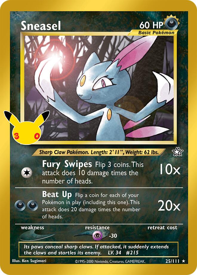 Sneasel - ME: 30th Celebration Classic Collection (30C)