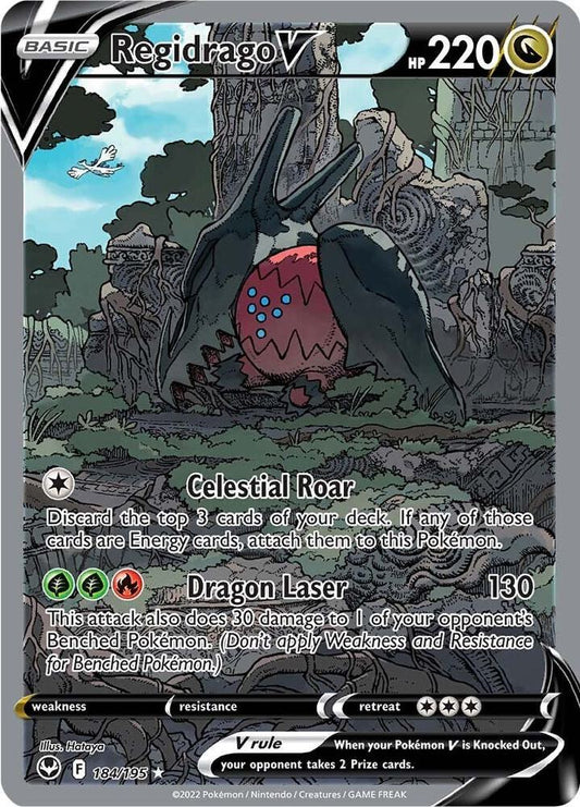 Regidrago V (Alternate Full Art) - SWSH12: Silver Tempest (SWSH12)