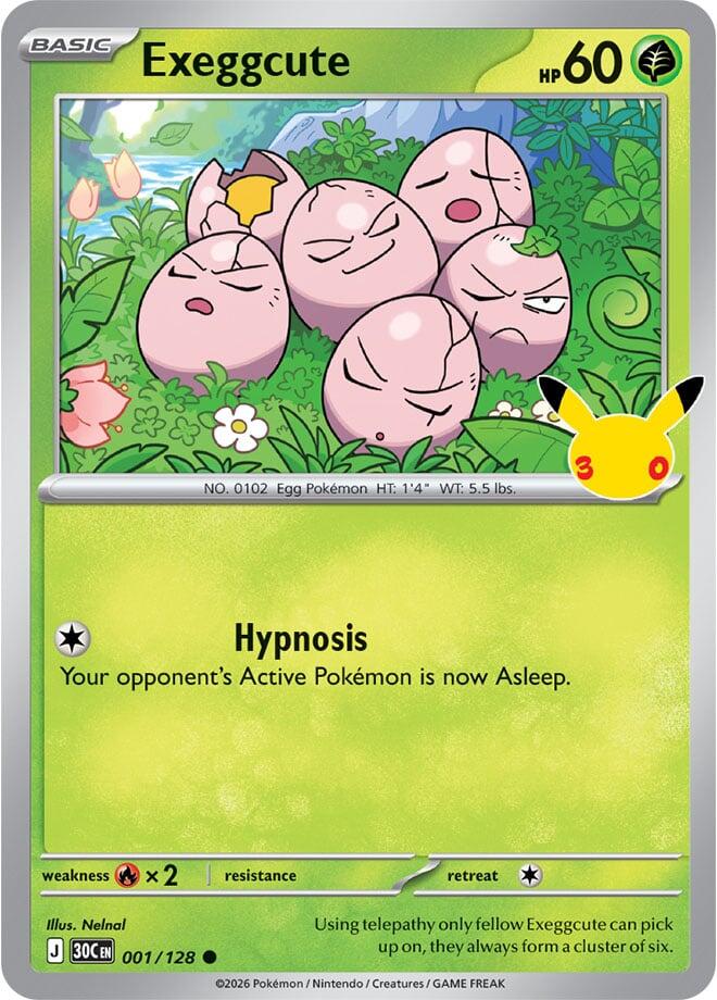 Exeggcute - ME: 30th Celebration (30C)