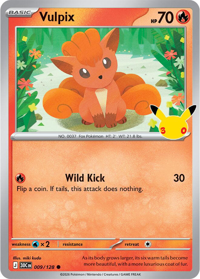 Vulpix - ME: 30th Celebration (30C)