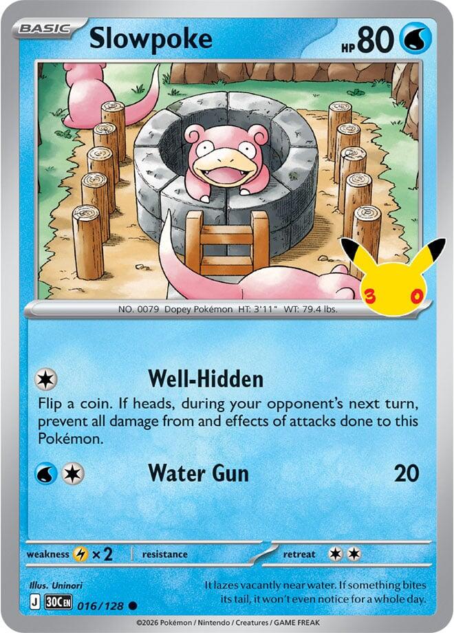 Slowpoke - ME: 30th Celebration (30C)