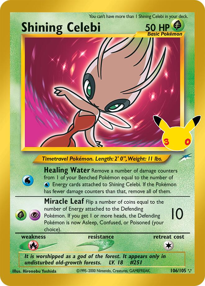 Shining Celebi - ME: 30th Celebration Classic Collection (30C)