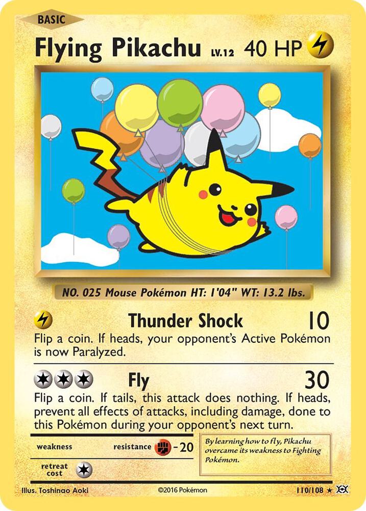 Flying Pikachu - XY - Evolutions (EVO)