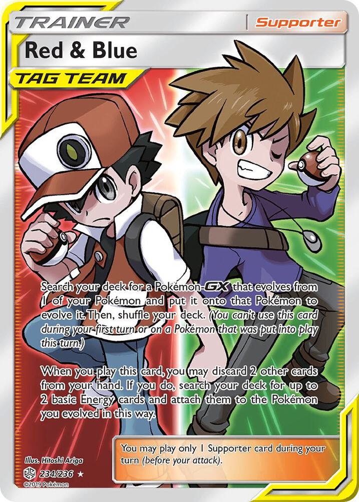 Red & Blue (Full Art) - SM - Cosmic Eclipse (SM12)spñ
