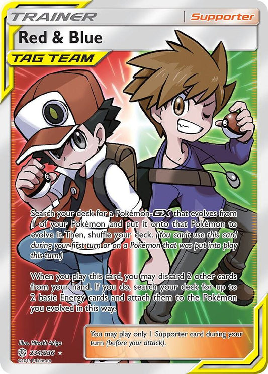 Red & Blue (Full Art) - SM - Cosmic Eclipse (SM12)spñ