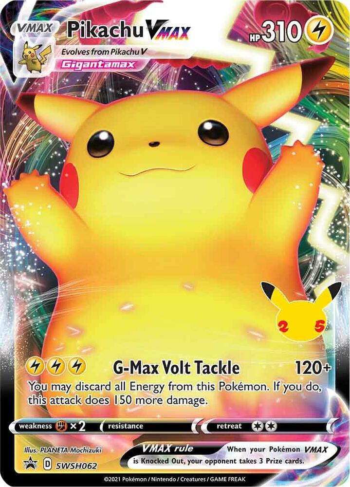 Pikachu VMAX - SWSH062 - SWSH: Sword & Shield Promo Cards (SWSD)spñ