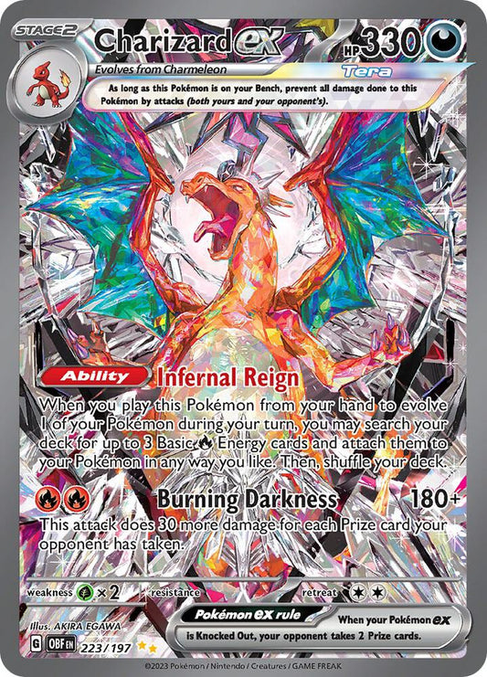 Charizard ex - 223/197 - SV03: Obsidian Flames (OBF)LP