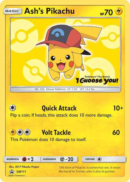 Ash's Pikachu - SM111 - SM Promos (SMP)