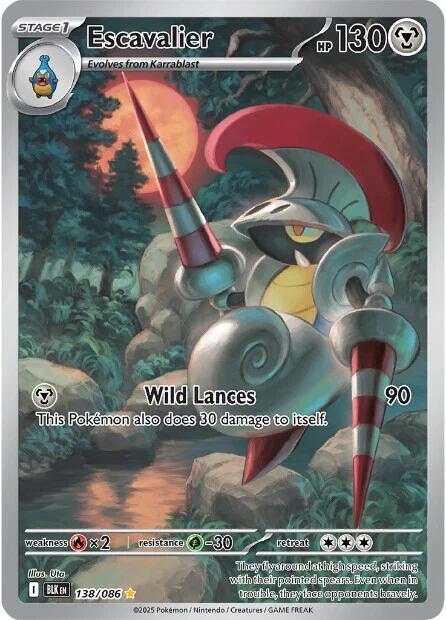 Escavalier - 138/086 - SV: Black Bolt (BLK)