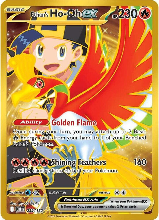 Ethan's Ho-Oh ex - 239/182 - SV10: Destined Rivals (DRI)(español)