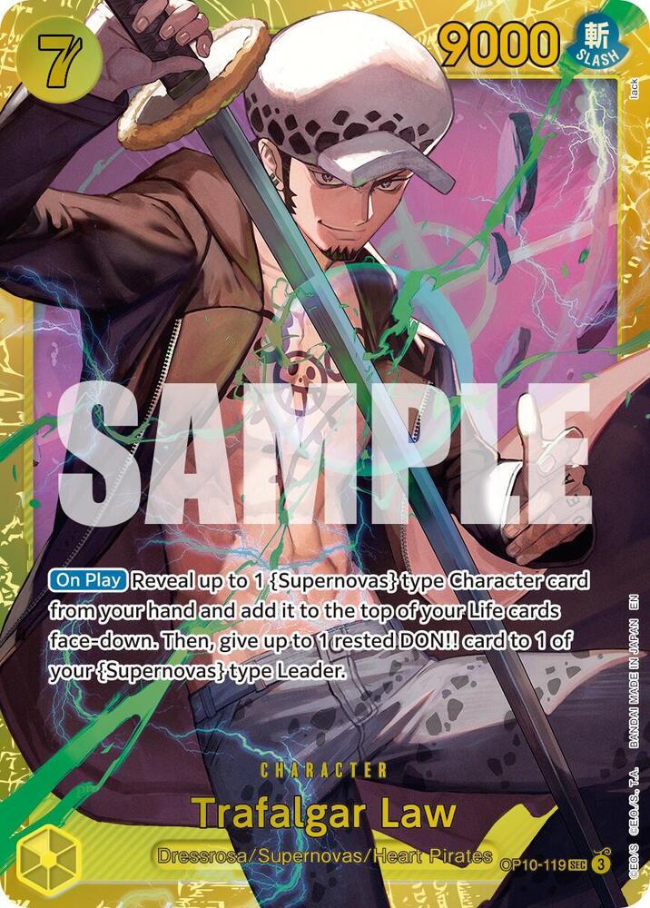 Trafalgar Law - OP10-119 (Reprint) - Premium Booster -The Best- Vol. 2 (PRB-02)