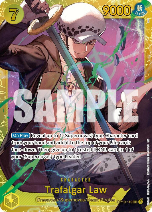 Trafalgar Law - OP10-119 (Reprint) - Premium Booster -The Best- Vol. 2 (PRB-02)