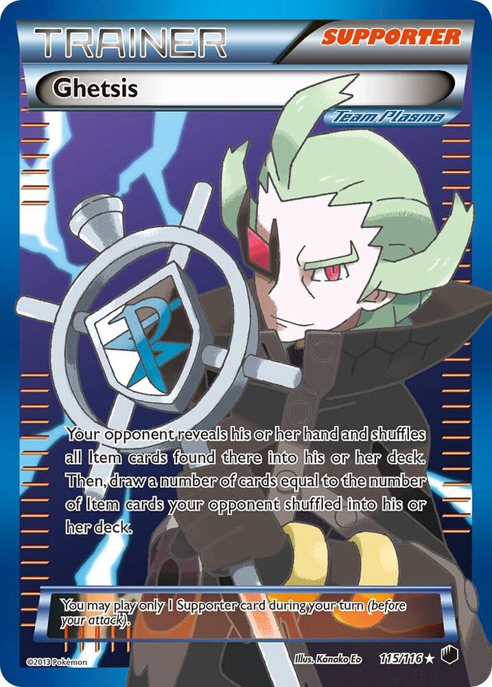 Ghetsis (Team Plasma) (Full Art) - Plasma Freeze (PLF)dm