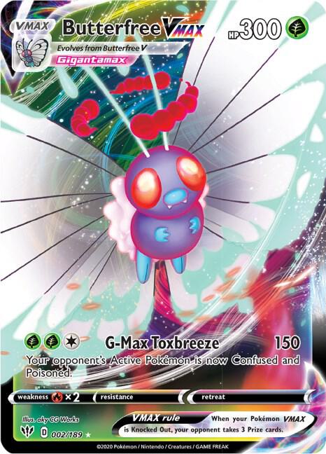 Butterfree VMAX - SWSH03: Darkness Ablaze (SWSH03)