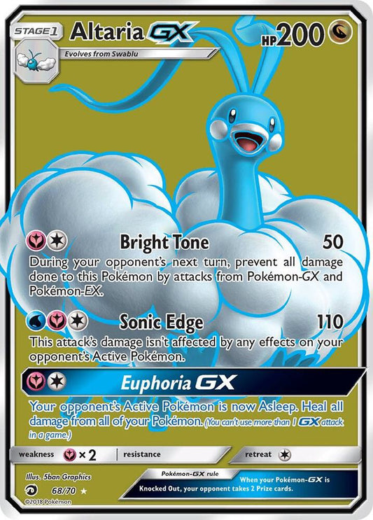 Altaria GX (Full Art) - Dragon Majesty (DRM)