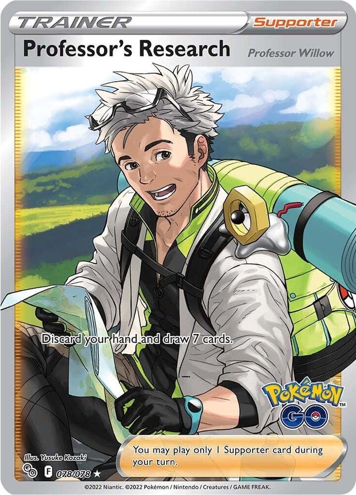 Professor's Research [Professor Willow] (Full Art) - Pokemon GO (PGO)