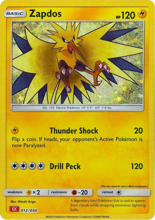 Zapdos - Trading Card Game Classic (CL)