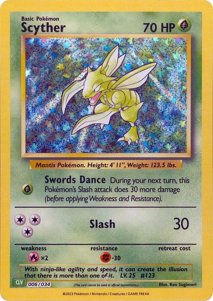 Scyther - Trading Card Game Classic (CL)