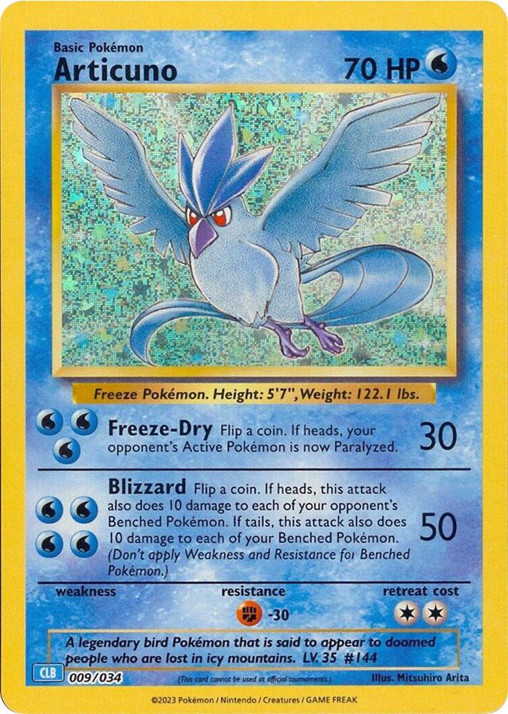 Articuno - Trading Card Game Classic (CL)