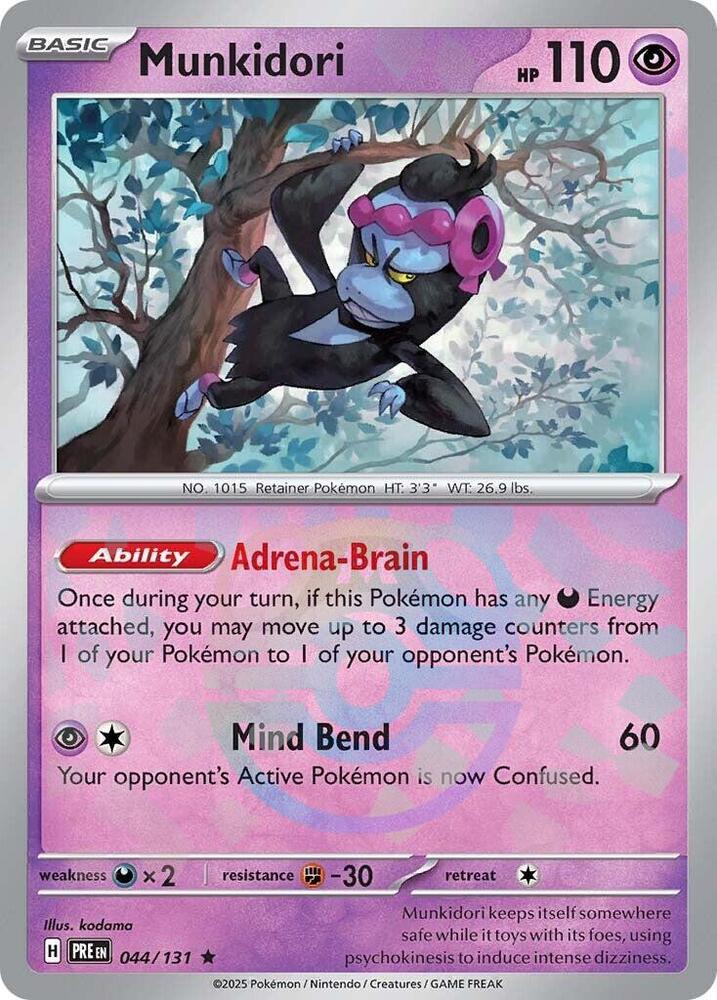 Munkidori (Master Ball Pattern) - SV: Prismatic Evolutions (PRE)español