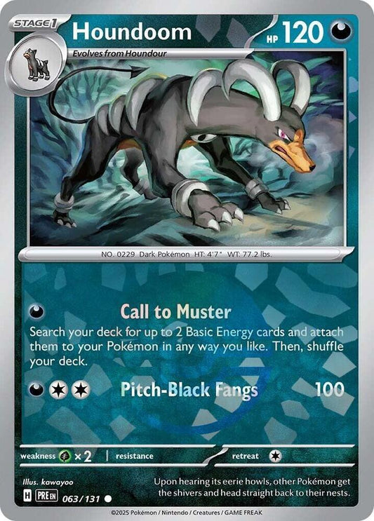Houndoom (Poke Ball Pattern) - SV: Prismatic Evolutions (PRE)