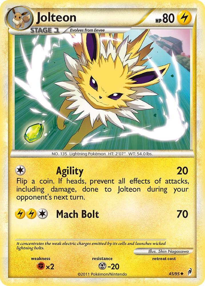 Jolteon - Call of Legends (CL)
Reverse holofoil