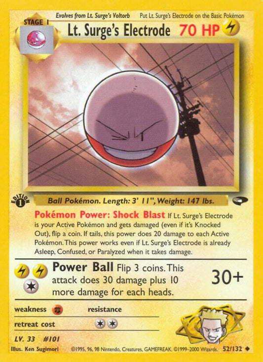 Lt. Surge's Electrode - Gym Challenge (G2)ulimited