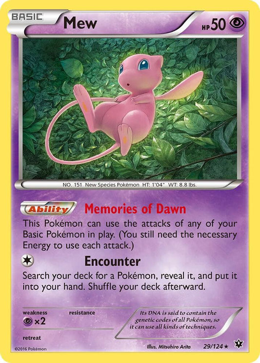 Mew - XY - Fates Collide (FCO)