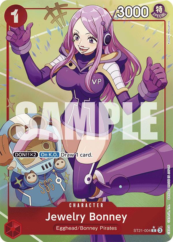 Jewelry Bonney (Parallel) - Starter Deck EX: Gear 5 (ST-21)