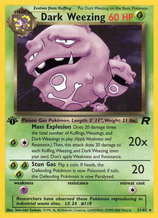 Dark Weezing (31) - Team Rocket (TR)ulimited