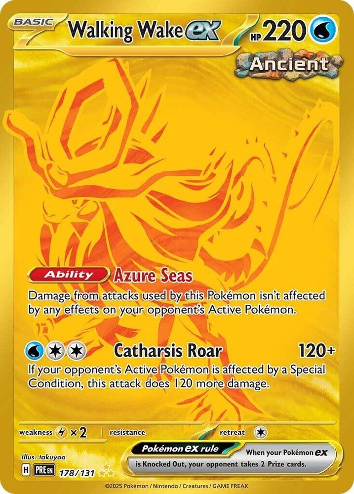 Walking Wake ex - SV: Prismatic Evolutions (PRE) Español