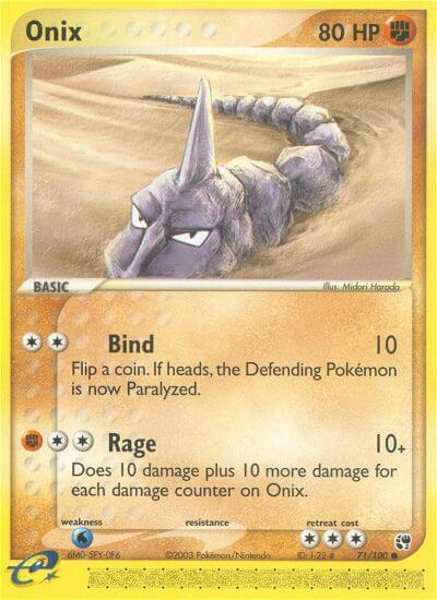 Onix - Sandstorm (SS)reverse holo