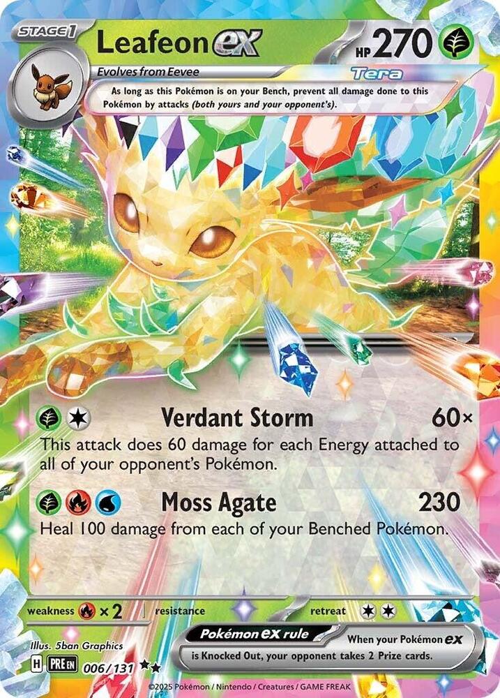 Leafeon ex - 006/131 - SV: Prismatic Evolutions (PRE) español