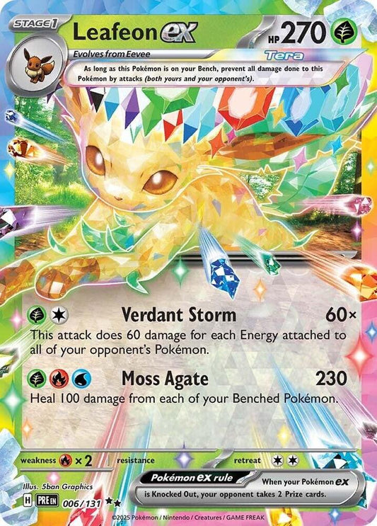 Leafeon ex - 006/131 - SV: Prismatic Evolutions (PRE) español