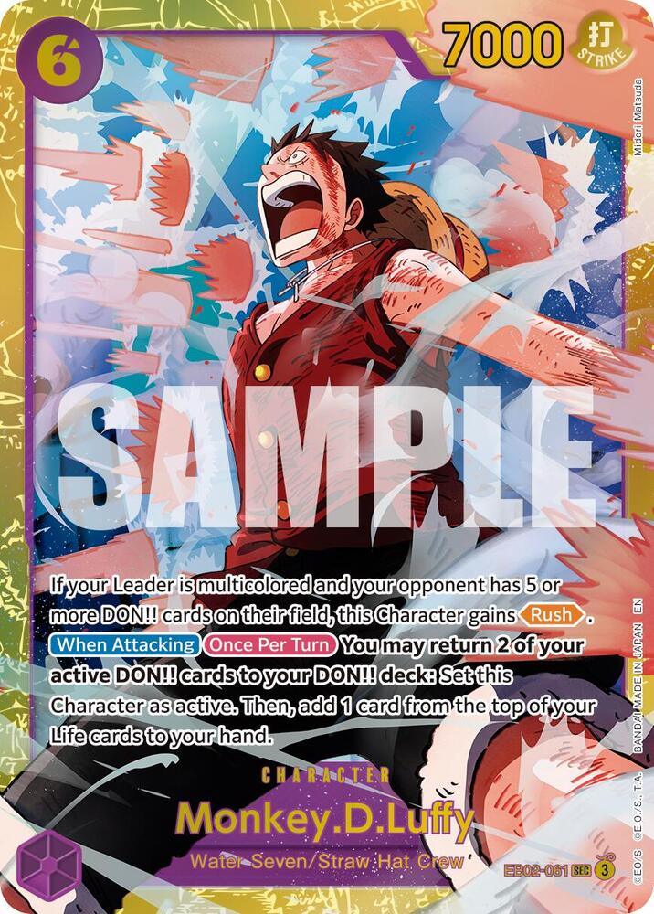Monkey.D.Luffy - EB02-061 (Reprint) - Premium Booster -The Best- Vol. 2 (PRB-02)