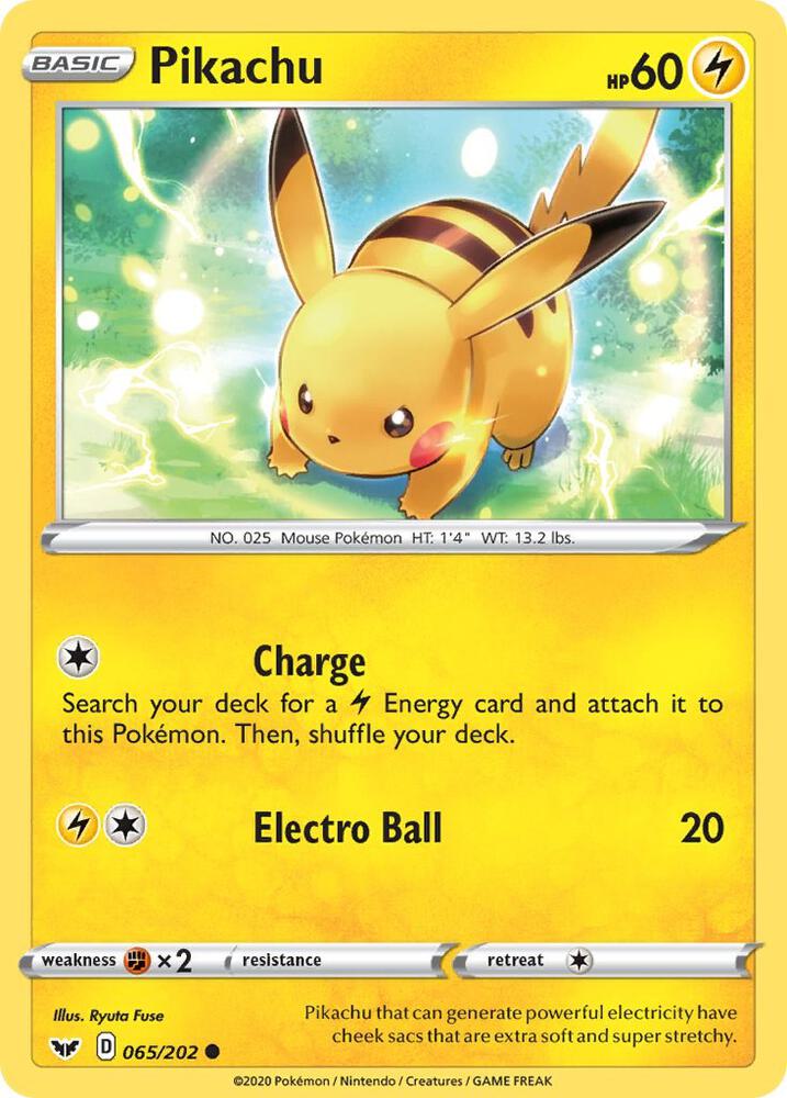 Pikachu - SWSH01: Sword & Shield Base Set (SWSH01)