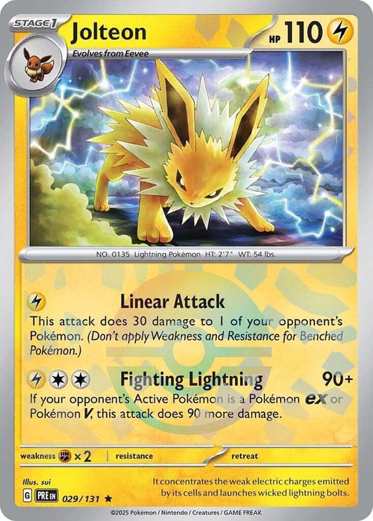 Jolteon (Poke Ball Pattern) - SV: Prismatic Evolutions (PRE)spñ