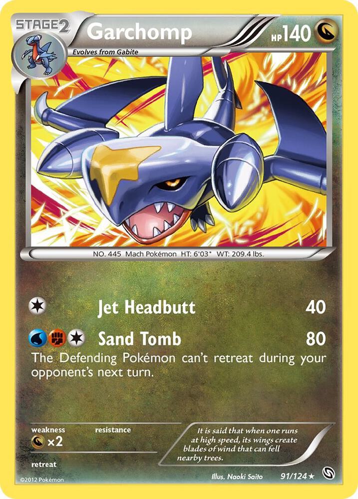 Garchomp (91) - Dragons Exalted (DRX)holo