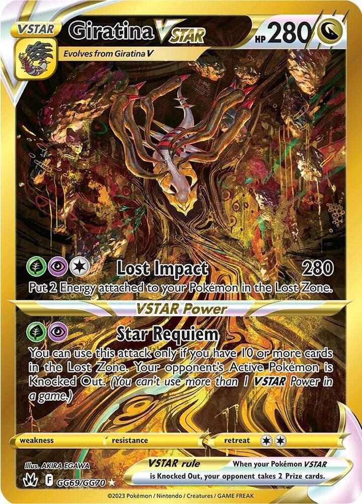 Giratina VSTAR (Secret) - SWSH: Crown Zenith: Galarian Gallery (CRZ:GG) spñ