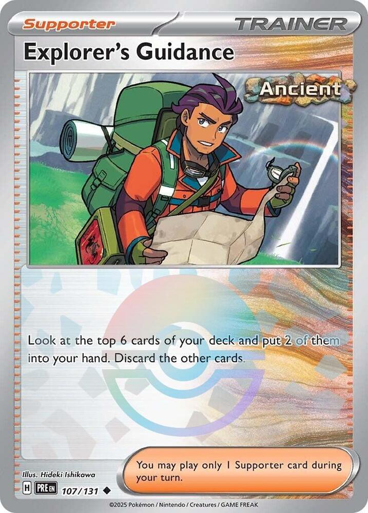 Explorer's Guidance (Poke Ball Pattern) - SV: Prismatic Evolutions (PRE)