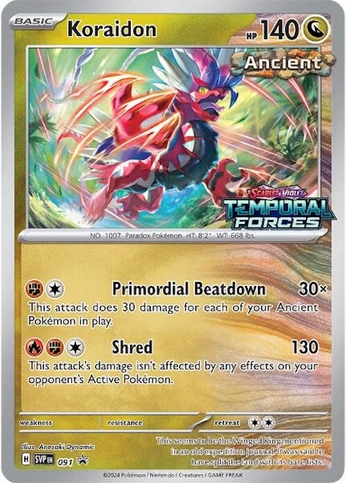 Koraidon - 091 (Prerelease) - SV: Scarlet & Violet Promo Cards (SVP) español