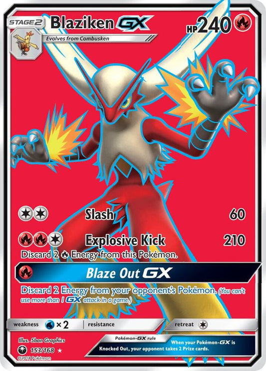 Blaziken GX (Full Art) - SM - Celestial Storm (CES)